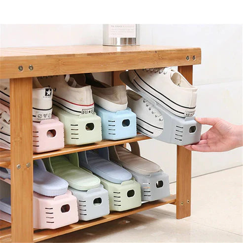 Height Adjustable Shoe Rack